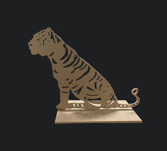 Tiger decor (with ornaments)