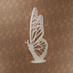 left side view of butterfly party decor
