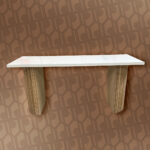 white oak high gloss table